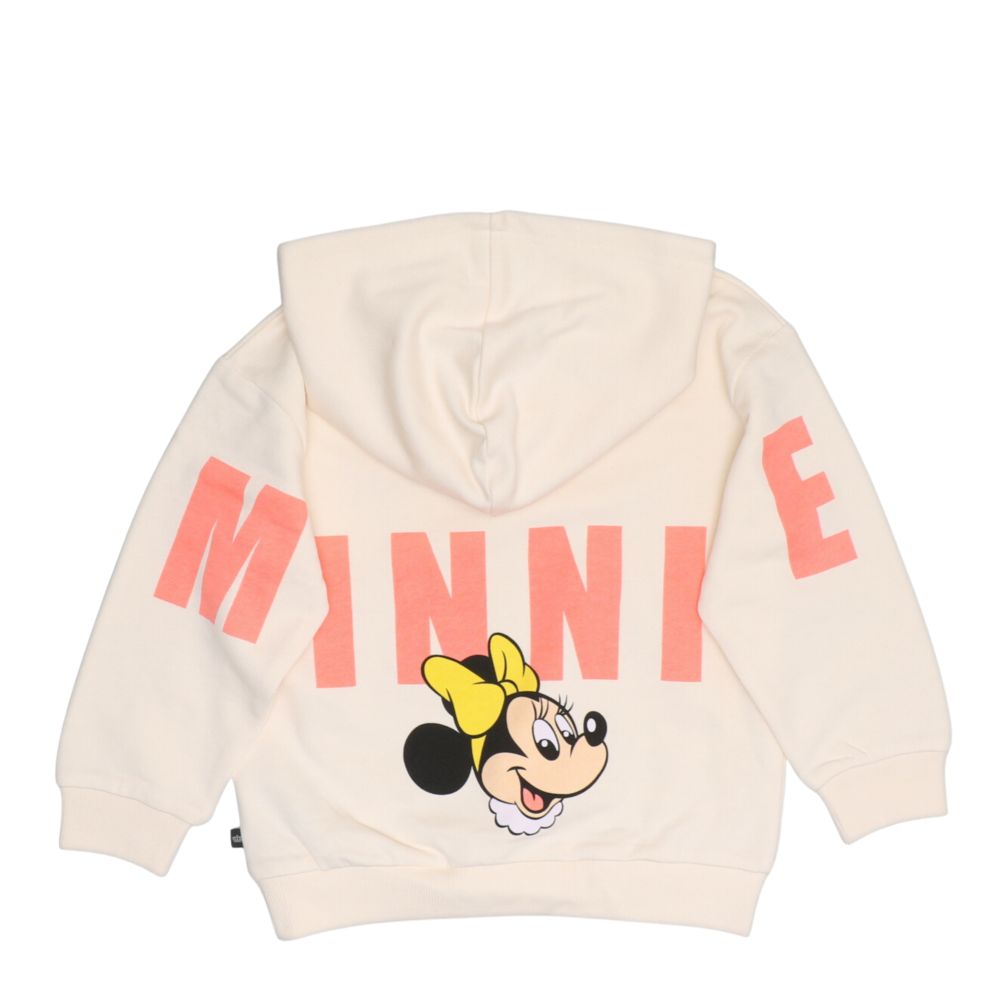 【ベビードール】ミニー 親子お揃い バックロゴパーカー 1206K / ベビーサイズ キッズ トップス 長袖 リンクコーデ ペアルック 親子コーデ プルオーバー スウェット フーディ バックロゴ