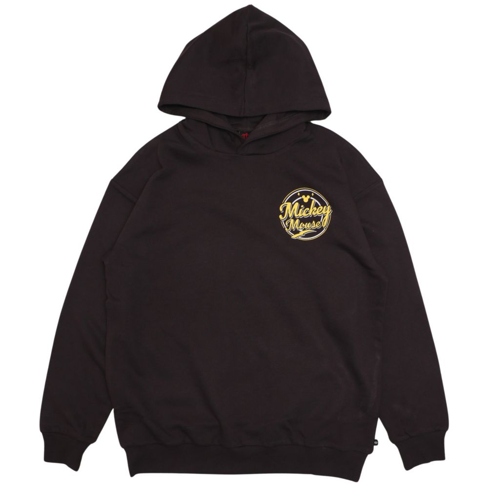 【ベビードール】ミッキー 親子お揃い バックロゴパーカー 1206A / 大人 ユニセックス 男女兼用 トップス 長袖 リンクコーデ ペアルック 親子コーデ プルオーバー スウェット フーディ バックロゴ