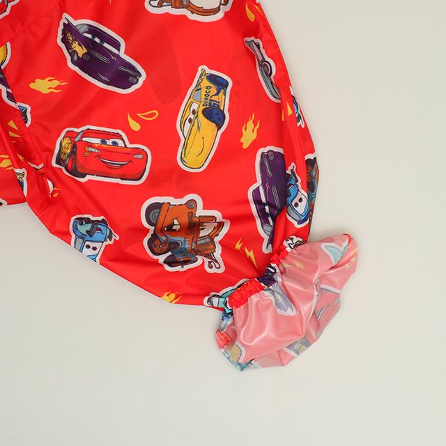 【ベビードール】カーズ キャラクター プレイウェア 1211K (収納袋付) / ベビーサイズ キッズ S(80-90cm) M(100-110cm) 軽量 オーバーオール サロペット 汚れてもいい服 撥水加工 収納ポーチ付き