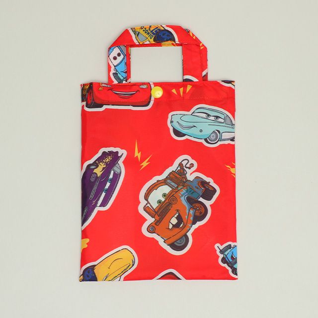 【ベビードール】カーズ 【撥水】キャラクター レインコート 1212K (ランドセル対応/収納袋付) / ベビーサイズ キッズ S(80-90cm) M(100-110cm) L(120-130cm) 雨具 レイングッズ 羽織り 撥水 フードに透明窓付き ランドセルが背負える