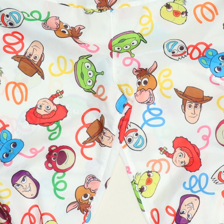 【ベビードール】トイストーリー キャラクター プレイウェア 1211K (収納袋付) / ベビーサイズ キッズ S(80-90cm) M(100-110cm) 軽量 オーバーオール サロペット 汚れてもいい服 撥水加工 収納ポーチ付き