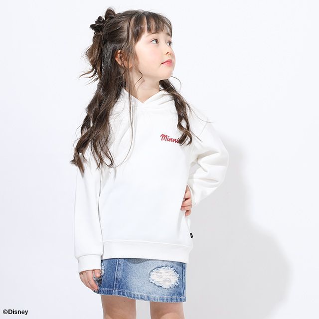 【ベビードール】ミニー 裏起毛ビックシルエットパーカー 親子お揃い 7191K