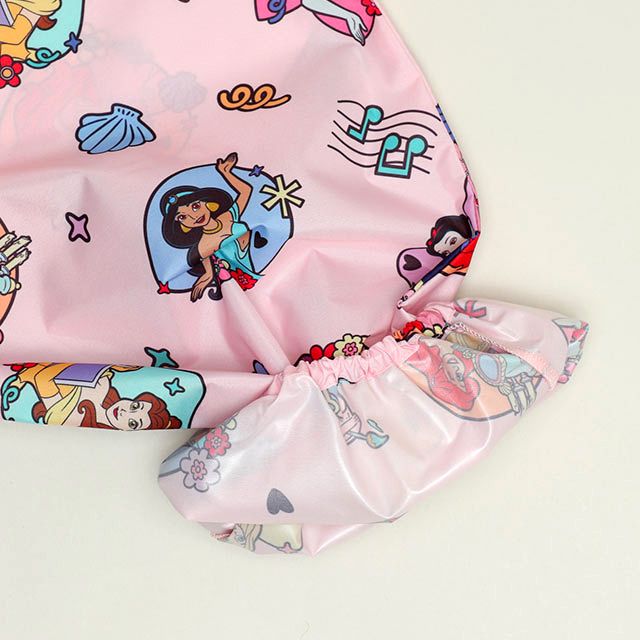 【ベビードール】プリンセス キャラクター プレイウェア 1211K (収納袋付) / ベビーサイズ キッズ S(80-90cm) M(100-110cm) 軽量 オーバーオール サロペット 汚れてもいい服 撥水加工 収納ポーチ付き