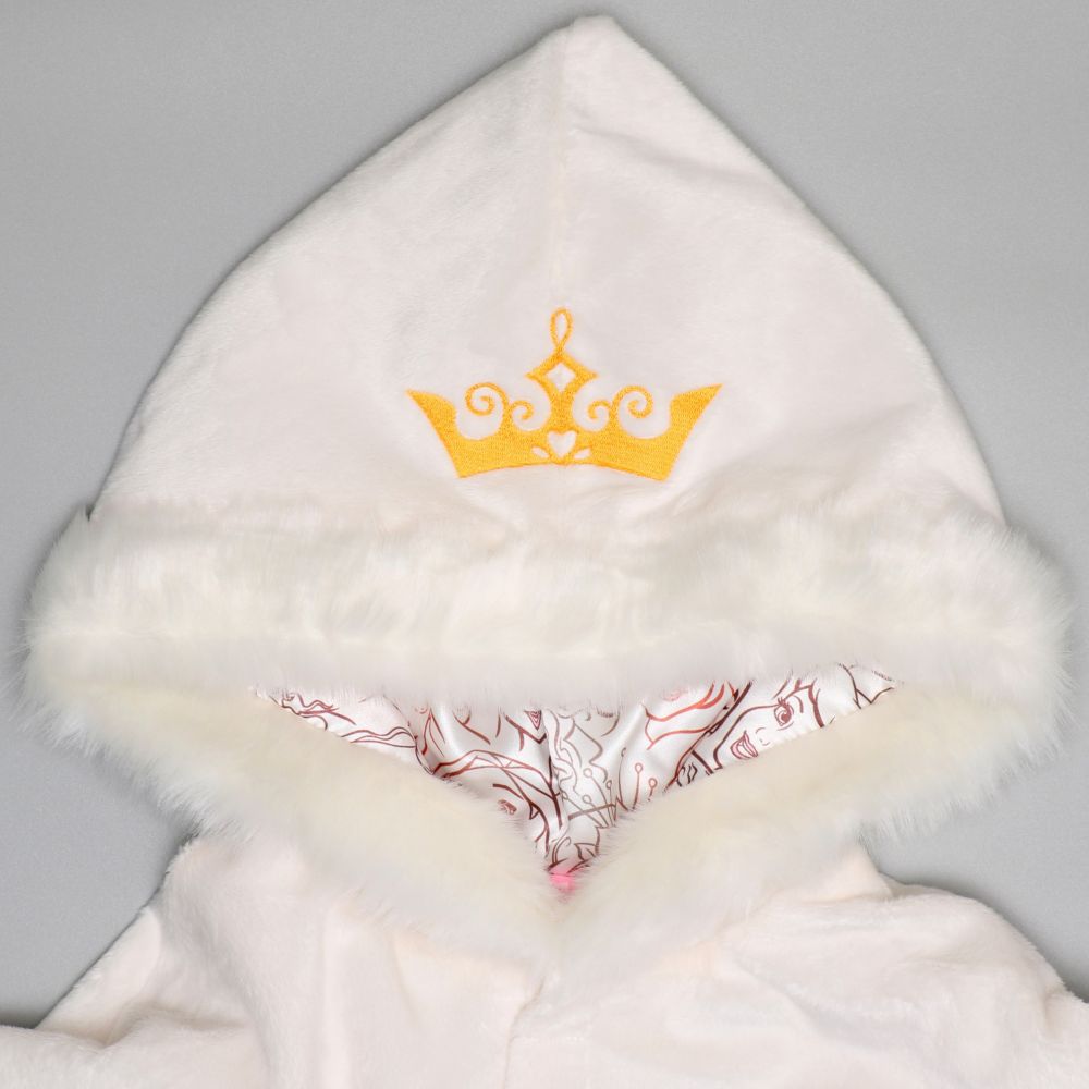 【ベビードール】プリンセス / ケープ 1230K / ベビーサイズ キッズサイズ トップス アウター ポンチョ マント 羽織り フード付き ふわふわ もこもこ あったか 防寒 アリエル ラプンツェル ベル ジャスミン モアナ 白雪姫 ポカホンタス オーロラ姫 ティアナ ムーラン メリダ