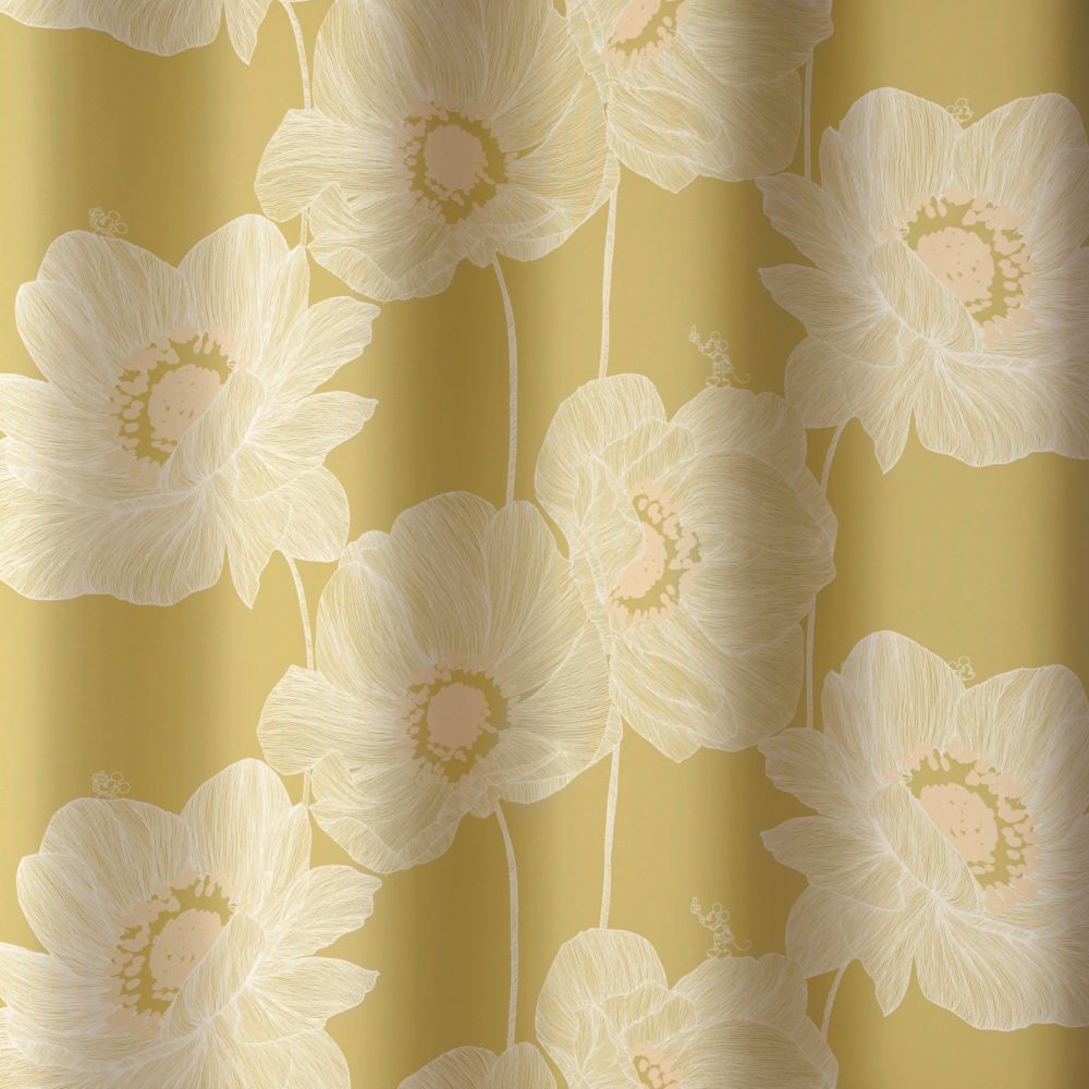 ミッキー 遮光カーテン オオキイアネモネ