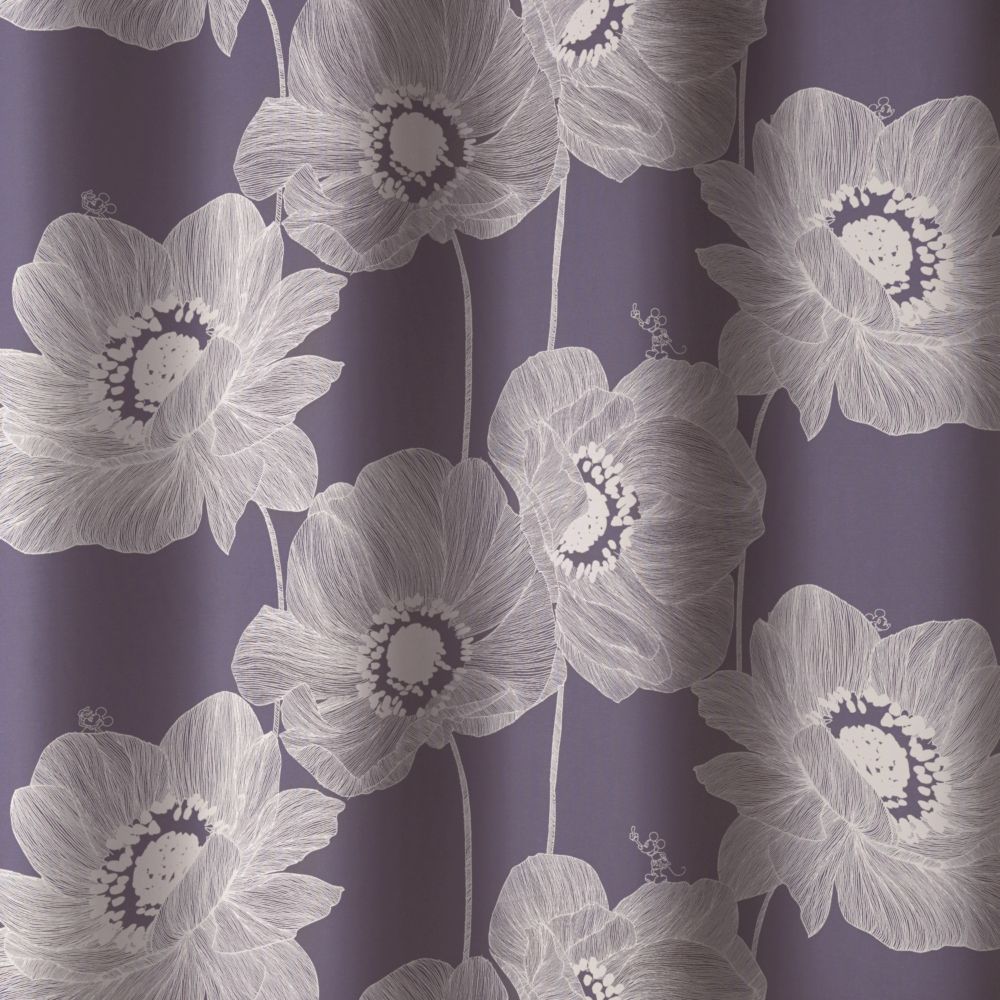 公式 ショップディズニー ミッキー 遮光カーテン オオキイアネモネ