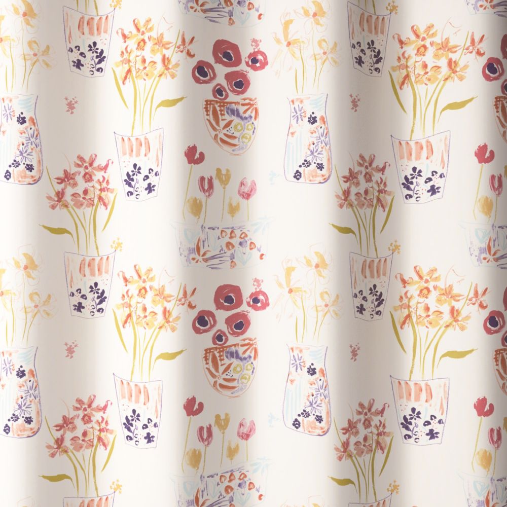 ミッキー 遮光カーテン フラワーベースウィズ