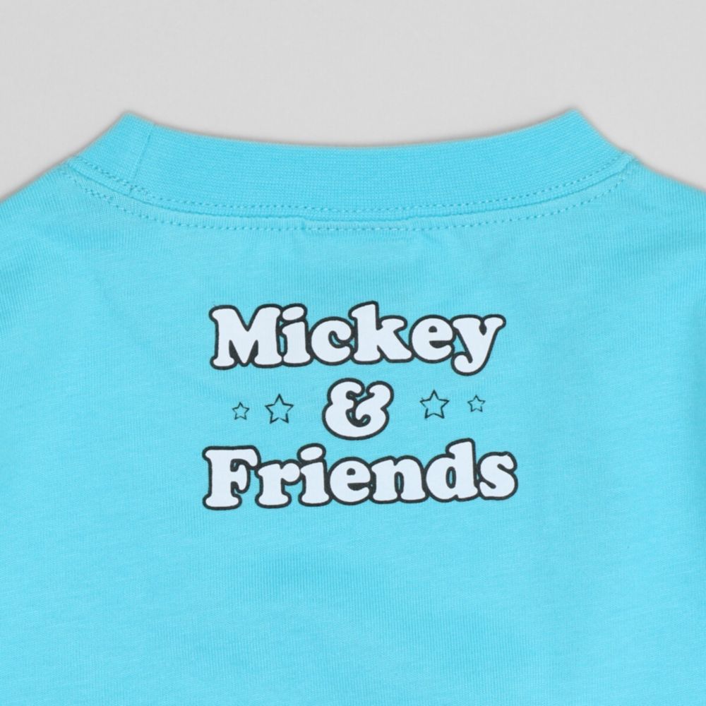 【ベビードール】グーフィー 親子お揃い BIGキャラクターロンT 1245K / ベビーサイズ キッズ トップス 長袖 Tシャツ クルーネック カットソー リンクコーデ ペアルック 親子コーデ 天竺素材