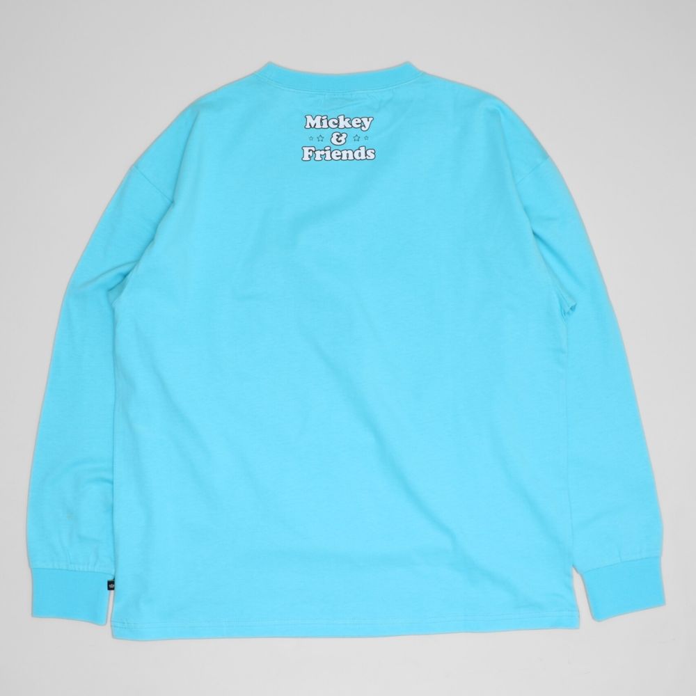 【ベビードール】ドナルド 親子お揃い BIGキャラクターロンT 1245A / 大人 ユニセックス 男女兼用 トップス 長袖 Tシャツ クルーネック カットソー リンクコーデ ペアルック 親子コーデ 天竺素材