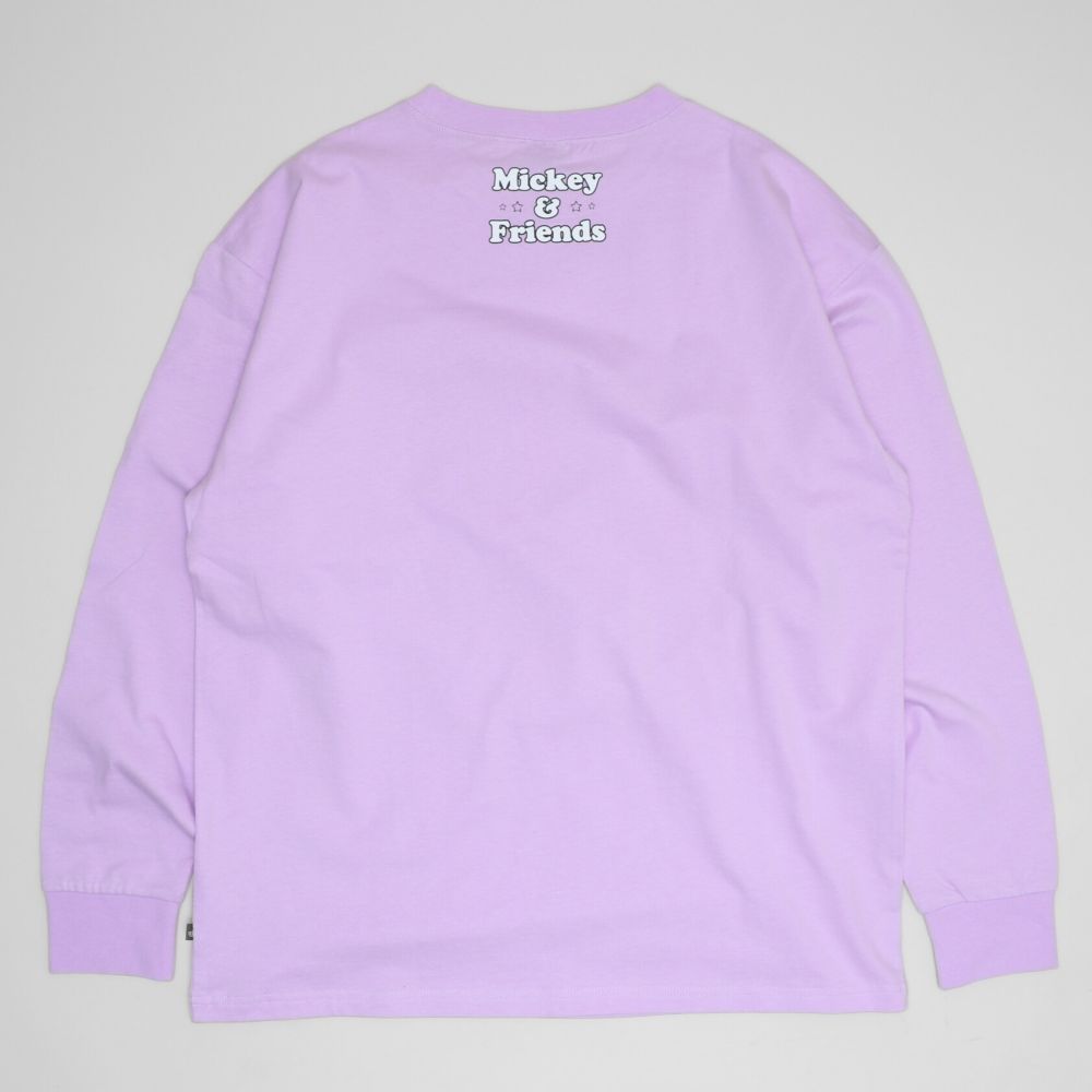 【ベビードール】デイジー 親子お揃い BIGキャラクターロンT 1245A / 大人 ユニセックス 男女兼用 トップス 長袖 Tシャツ クルーネック カットソー リンクコーデ ペアルック 親子コーデ 天竺素材