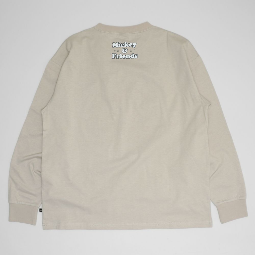 【ベビードール】チップ デール 親子お揃い BIGキャラクターロンT 1245A / 大人 ユニセックス 男女兼用 トップス 長袖 Tシャツ クルーネック カットソー リンクコーデ ペアルック 親子コーデ 天竺素材