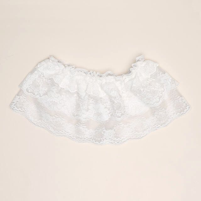 【ベビードール】ミニー デイジー レース付フレアデニムロングパンツ 1256K / ベビーサイズ キッズ ボトムス 長ズボン ジーパン デニム 楽ちん リボン フェミニン ストレッチデニム ウエスト総ゴム フェイクボタン レーススカート付き 脚長効果 フレアシルエット スリット入り