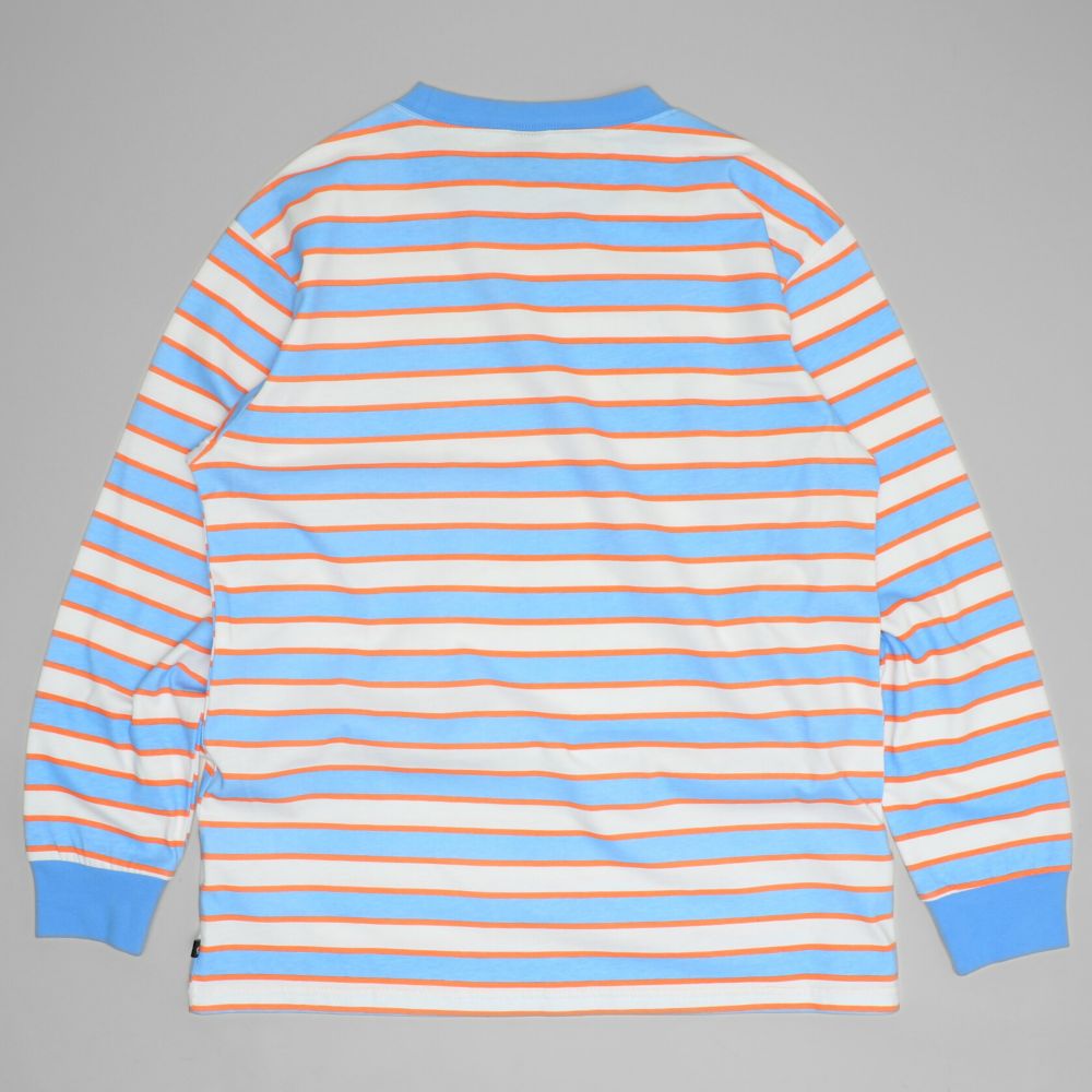 【ベビードール】ミッキー 親子お揃い ワッペン付ボーダー柄ロンT 1257A / 大人 ユニセックス 男女兼用 リンクコーデ ペアルック 親子コーデ トップス 長袖 クルーネック カットソー 天竺素材