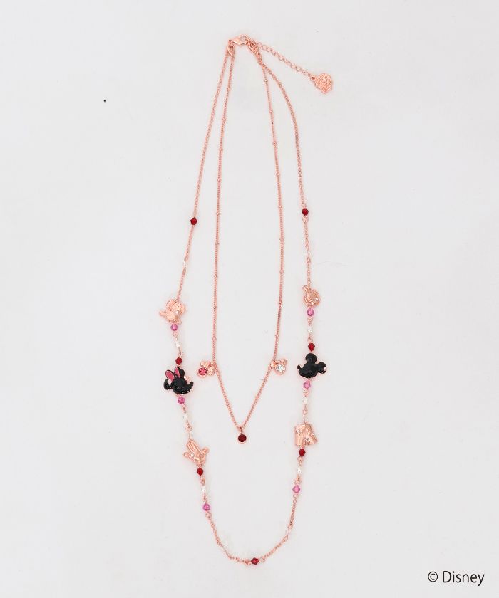 【axes femme】ミッキー＆ミニーネックレス