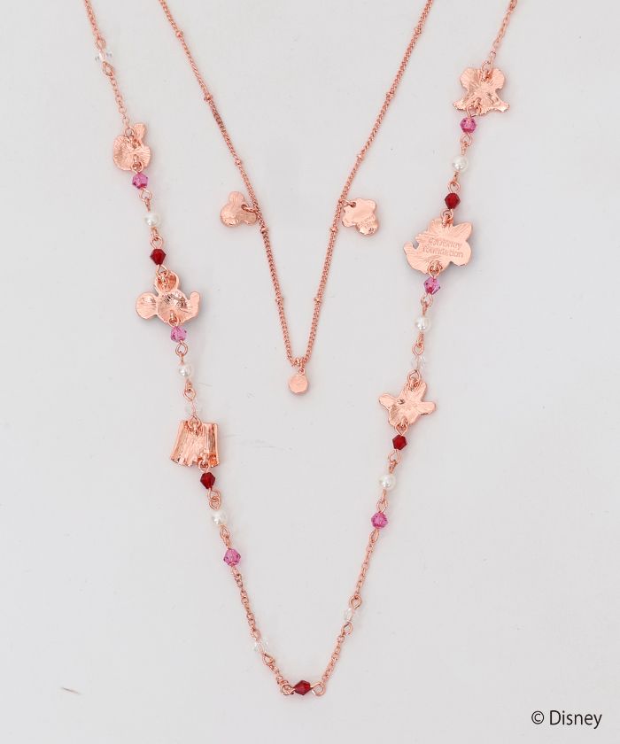 【axes femme】ミッキー＆ミニーネックレス