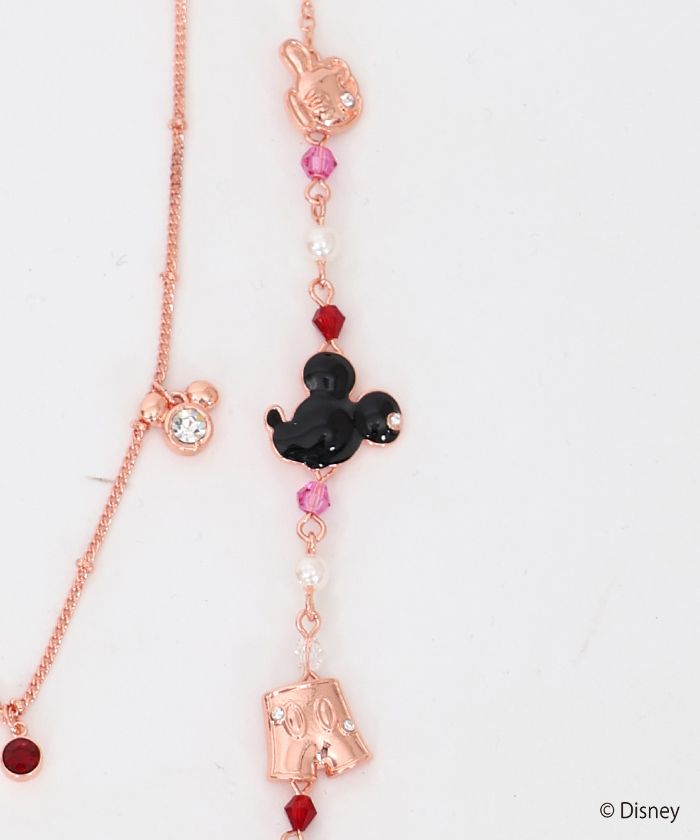 【axes femme】ミッキー＆ミニーネックレス