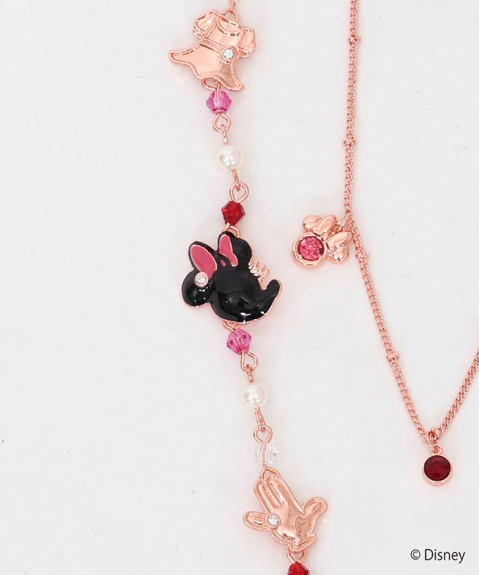 【axes femme】ミッキー＆ミニーネックレス