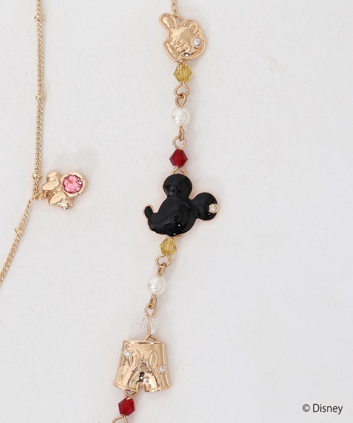 【axes femme】ミッキー＆ミニーネックレス