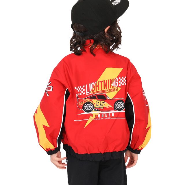 【ベビードール】カーズ 【防風・撥水】ウインドブレーカー 1260K / ベビーサイズ キッズサイズ トップス 長袖 羽織り 薄手 軽アウター ライトアウター ジャンパー ジャケット レジャー ファスナーガード付き レーサー 防風＆撥水加工