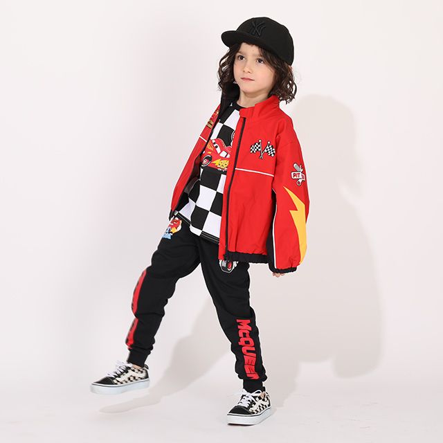 【ベビードール】カーズ 【防風・撥水】ウインドブレーカー 1260K / ベビーサイズ キッズサイズ トップス 長袖 羽織り 薄手 軽アウター ライトアウター ジャンパー ジャケット レジャー ファスナーガード付き レーサー 防風＆撥水加工