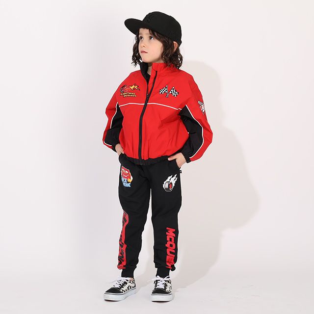 【ベビードール】カーズ 【防風・撥水】ウインドブレーカー 1260K / ベビーサイズ キッズサイズ トップス 長袖 羽織り 薄手 軽アウター ライトアウター ジャンパー ジャケット レジャー ファスナーガード付き レーサー 防風＆撥水加工