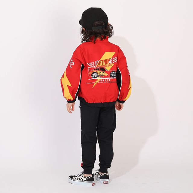 【ベビードール】カーズ 【防風・撥水】ウインドブレーカー 1260K / ベビーサイズ キッズサイズ トップス 長袖 羽織り 薄手 軽アウター ライトアウター ジャンパー ジャケット レジャー ファスナーガード付き レーサー 防風＆撥水加工