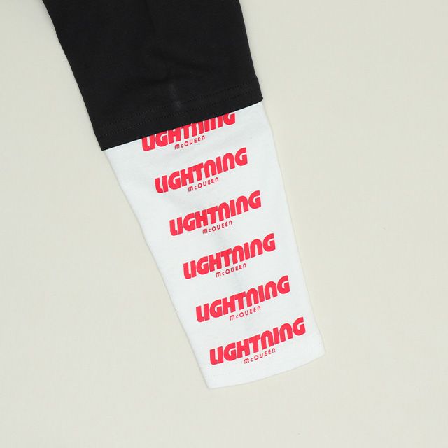 【ベビードール】カーズ 重ね着風ロンT 1268K / ベビーサイズ キッズ トップス 長袖 Tシャツ クルーネック カットソー 袖レイヤード風 天竺素材