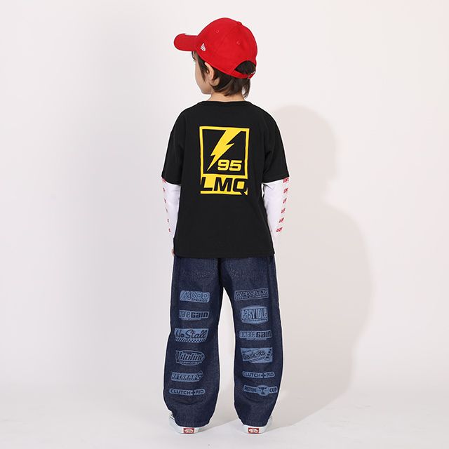 【ベビードール】カーズ 重ね着風ロンT 1268K / ベビーサイズ キッズ トップス 長袖 Tシャツ クルーネック カットソー 袖レイヤード風 天竺素材