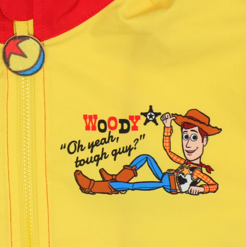 【ベビードール】トイストーリー 【防風・撥水】ウインドブレーカー 1269K / ベビーサイズ キッズサイズ トップス 長袖 羽織り 薄手 軽アウター ライトアウター ジャンパー ジャケット レジャー ファスナーガード付き カラフル 防風＆撥水加工