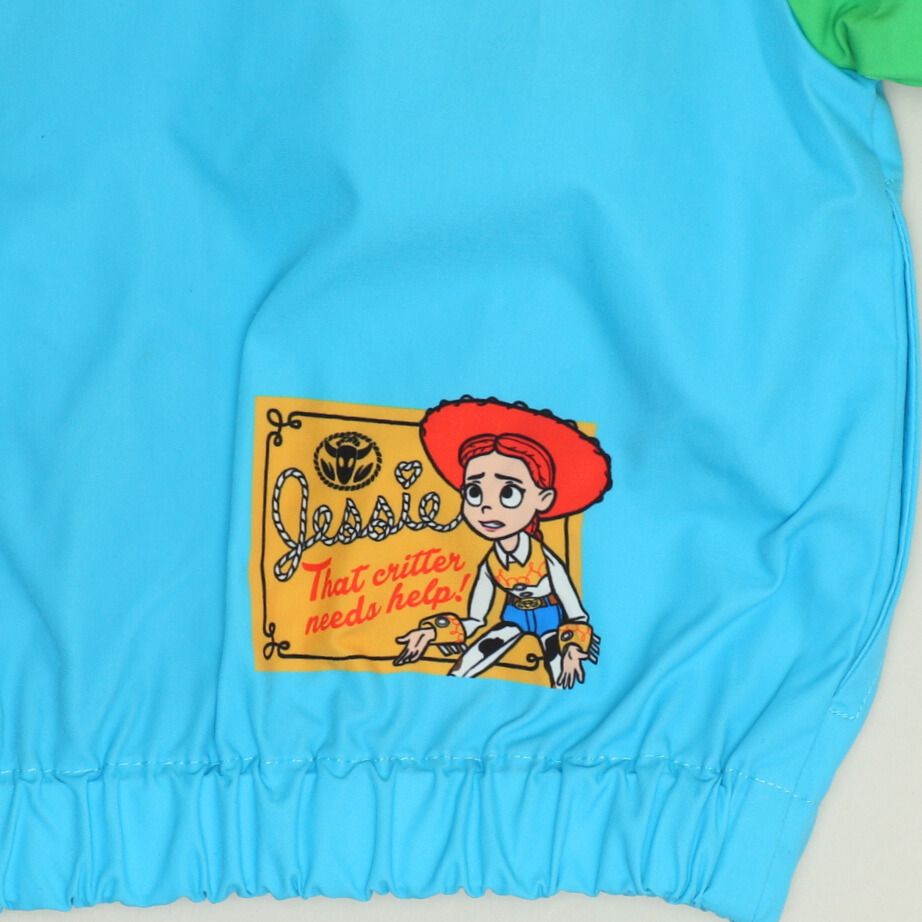 【ベビードール】トイストーリー 【防風・撥水】ウインドブレーカー 1269K / ベビーサイズ キッズサイズ トップス 長袖 羽織り 薄手 軽アウター ライトアウター ジャンパー ジャケット レジャー ファスナーガード付き カラフル 防風＆撥水加工