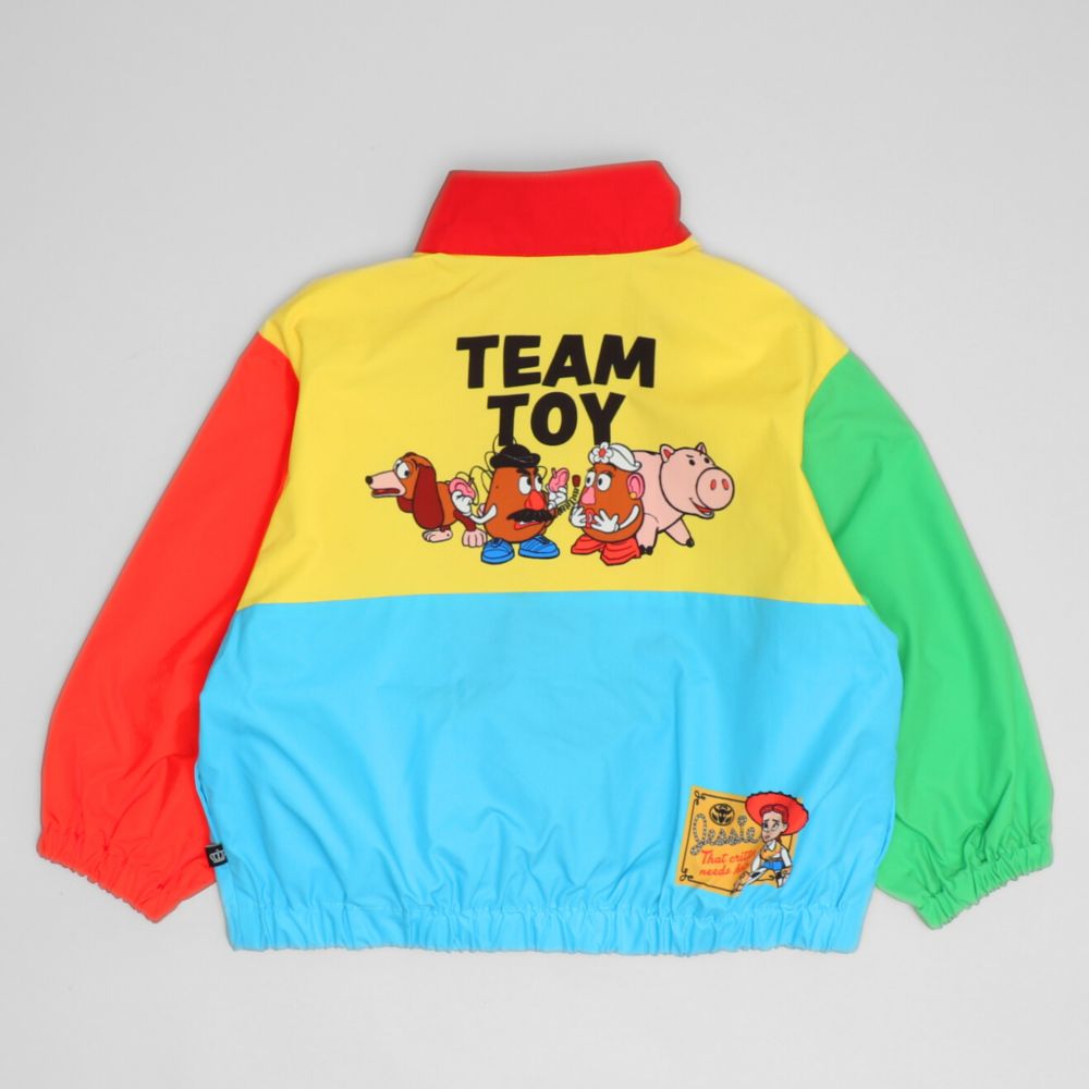 【ベビードール】トイストーリー 【防風・撥水】ウインドブレーカー 1269K / ベビーサイズ キッズサイズ トップス 長袖 羽織り 薄手 軽アウター ライトアウター ジャンパー ジャケット レジャー ファスナーガード付き カラフル 防風＆撥水加工