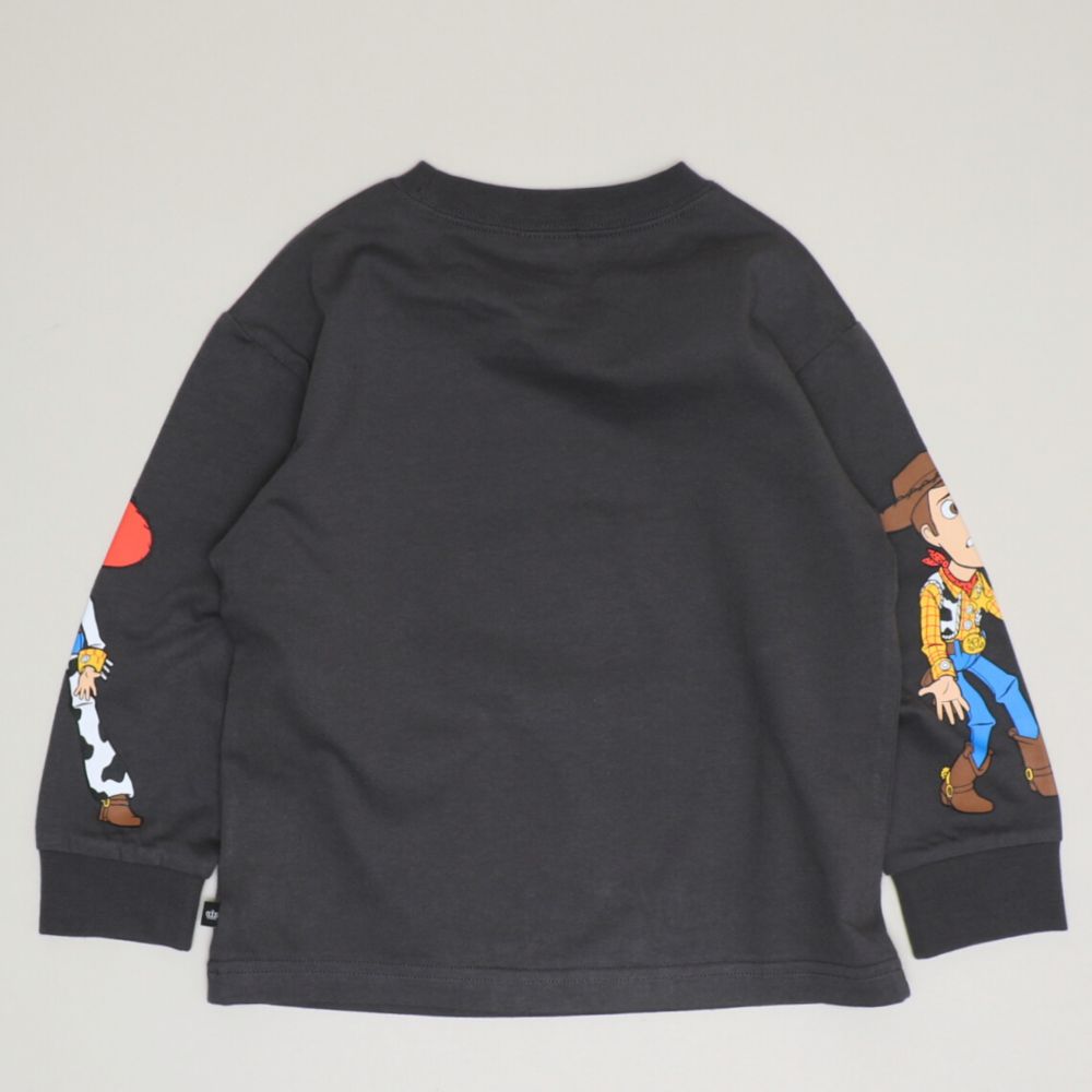 【ベビードール】バズ 親子お揃い キャラクターロンT 1271K / ベビーサイズ キッズ リンクコーデ ペアルック 親子コーデ トップス 長袖 Tシャツ クルーネック スウェット 天竺素材 ウッディ ジェシー