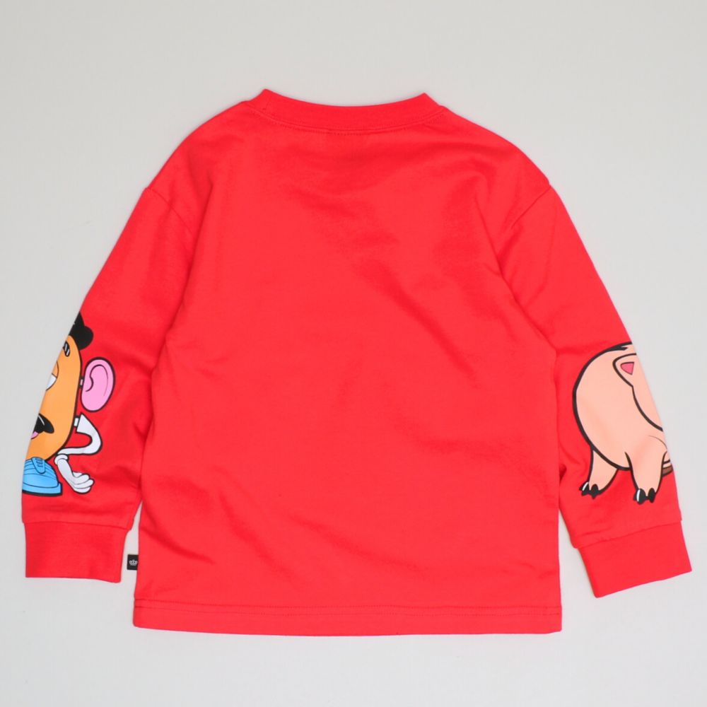 【ベビードール】リトルグリーンメン 親子お揃い キャラクターロンT 1271K / ベビーサイズ キッズ リンクコーデ ペアルック 親子コーデ トップス 長袖 Tシャツ クルーネック スウェット 天竺素材 ハム ポテトヘッド