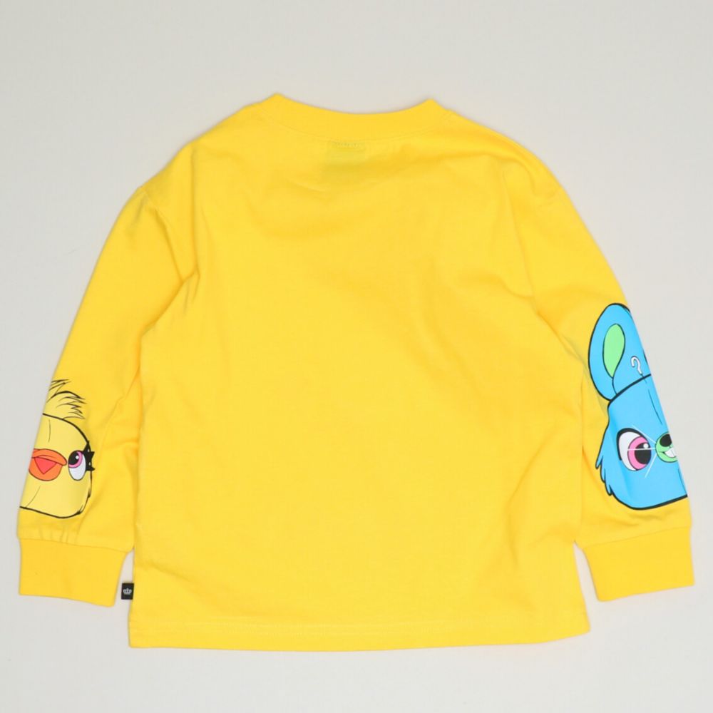 【ベビードール】フォーキー 親子お揃い キャラクターロンT 1271K / ベビーサイズ キッズ リンクコーデ ペアルック 親子コーデ トップス 長袖 Tシャツ クルーネック スウェット 天竺素材 ダッキー バニー