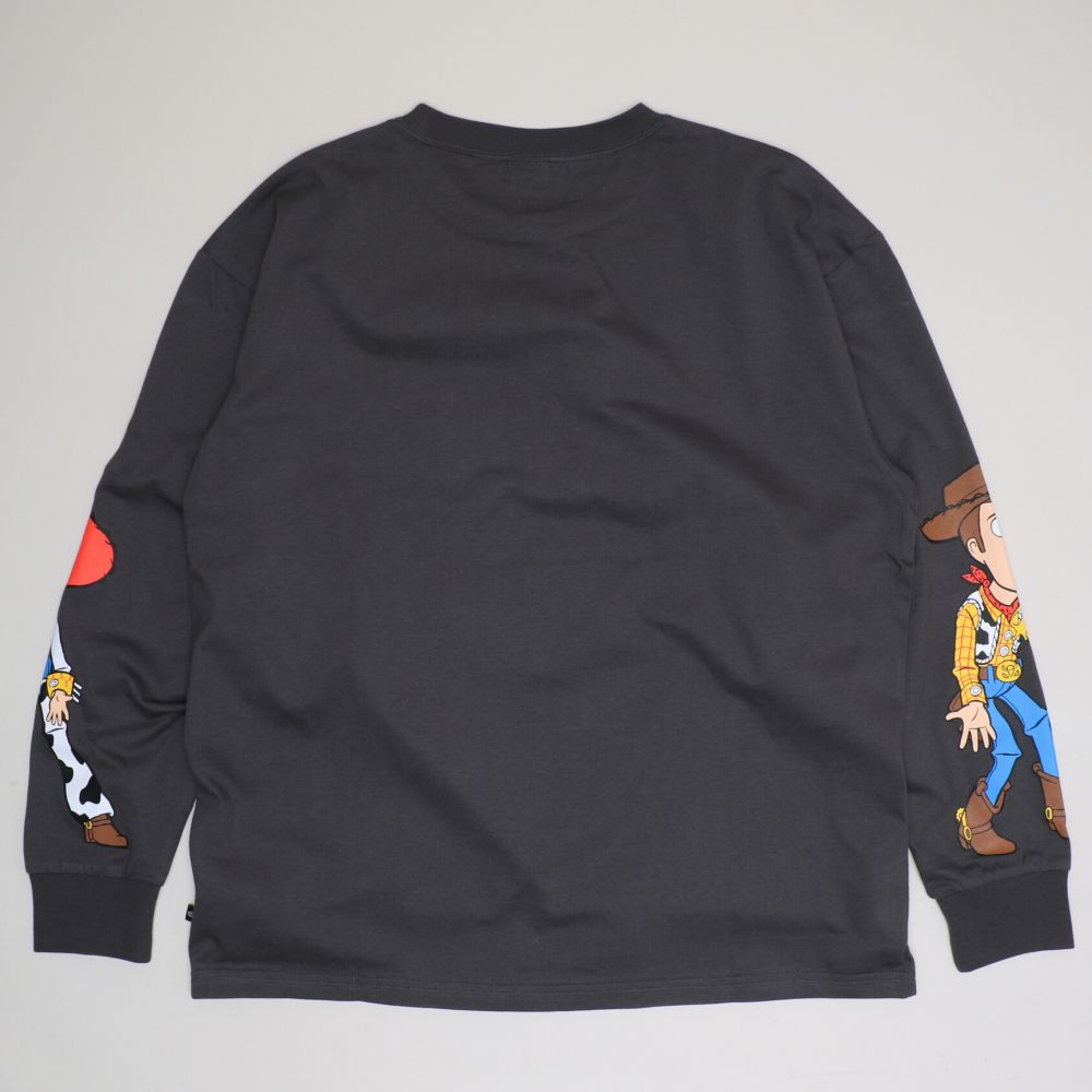 【ベビードール】バズ 親子お揃い キャラクターロンT 1271A / 大人 ユニセックス 男女兼用 リンクコーデ ペアルック 親子コーデ トップス 長袖 Tシャツ クルーネック スウェット 天竺素材 ウッディ ジェシー