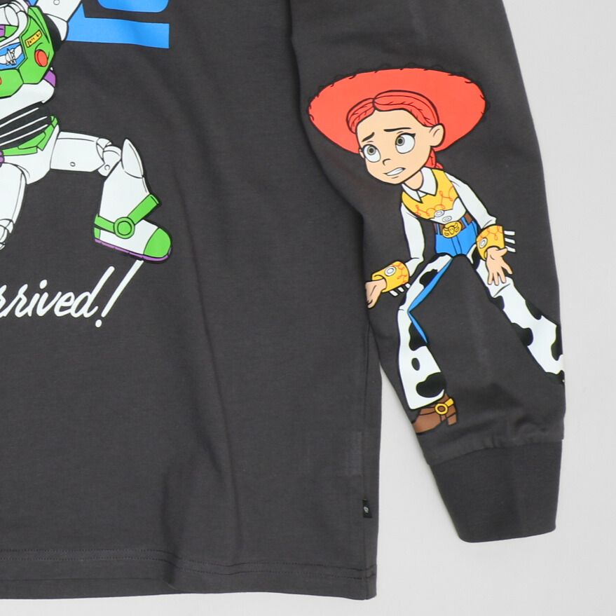 【ベビードール】バズ 親子お揃い キャラクターロンT 1271A / 大人 ユニセックス 男女兼用 リンクコーデ ペアルック 親子コーデ トップス 長袖 Tシャツ クルーネック スウェット 天竺素材 ウッディ ジェシー