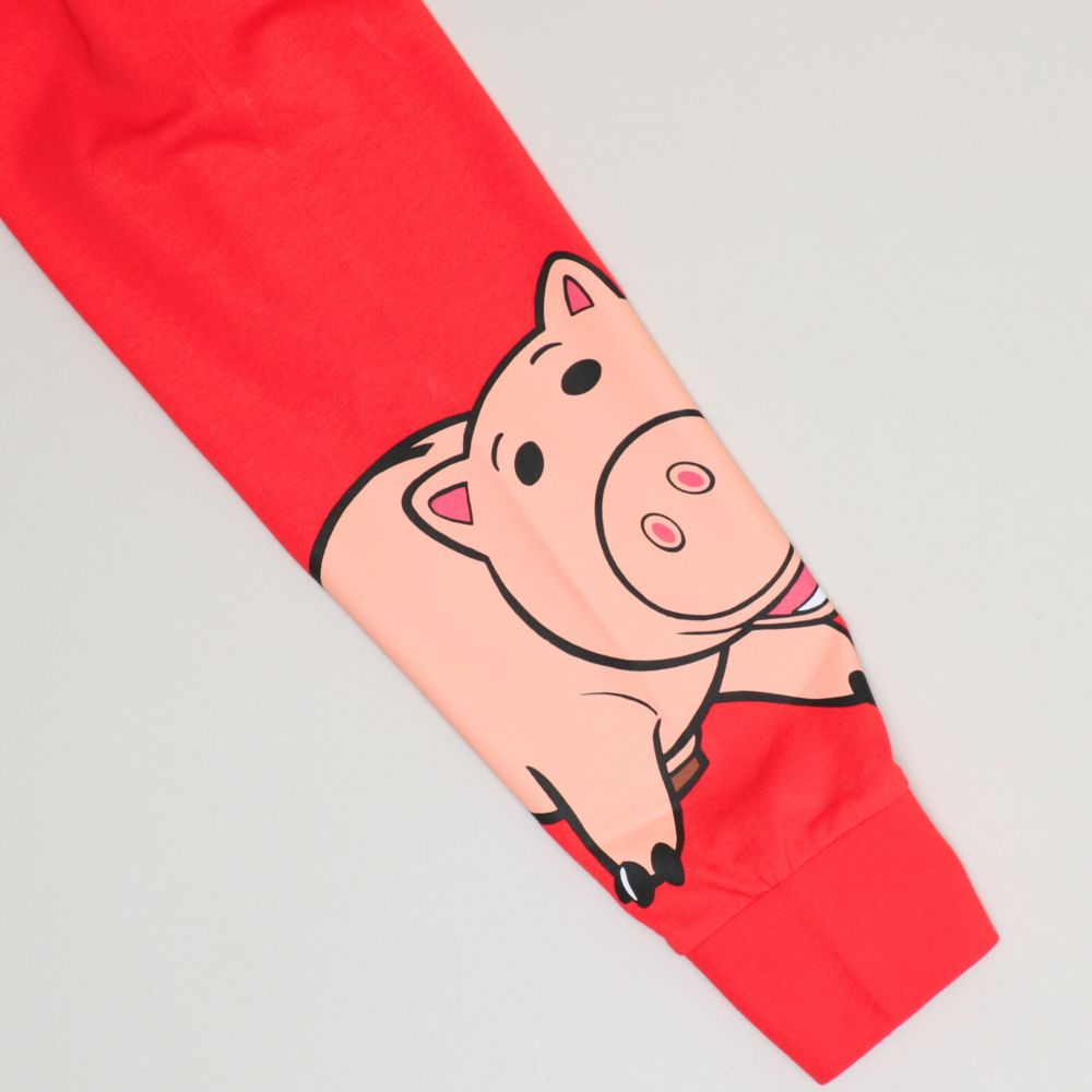 【ベビードール】リトルグリーンメン 親子お揃い キャラクターロンT 1271A / 大人 ユニセックス 男女兼用 リンクコーデ ペアルック 親子コーデ トップス 長袖 Tシャツ クルーネック スウェット 天竺素材 ハム ポテトヘッド