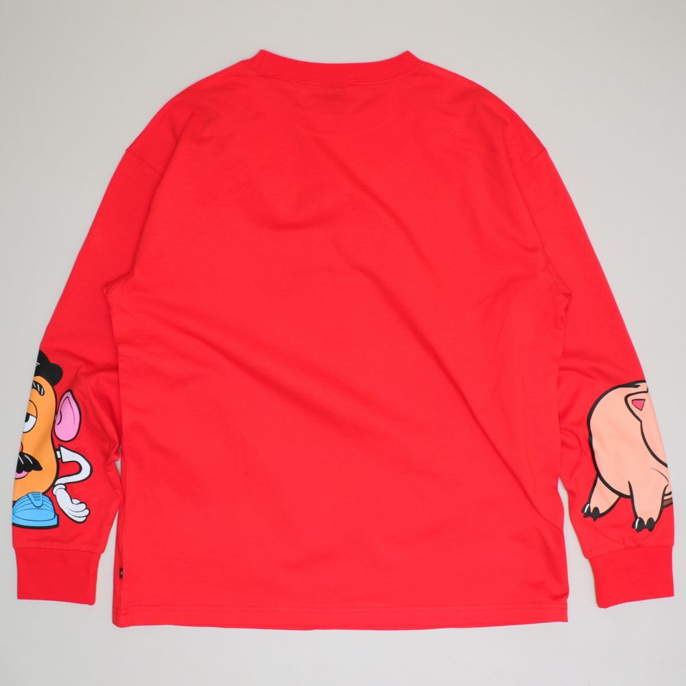 【ベビードール】リトルグリーンメン 親子お揃い キャラクターロンT 1271A / 大人 ユニセックス 男女兼用 リンクコーデ ペアルック 親子コーデ トップス 長袖 Tシャツ クルーネック スウェット 天竺素材 ハム ポテトヘッド