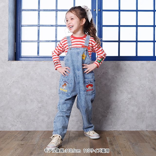 【ベビードール】ジェシー ボーダーロンT 1278K / ベビーサイズ キッズ トップス 長袖  Tシャツ クルーネック カットソー 天竺素材 ボーダー柄