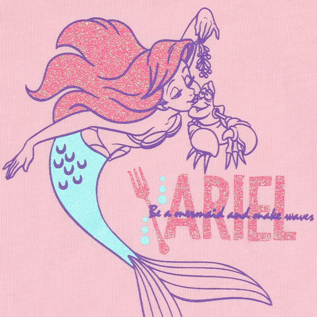 公式 ショップディズニー ベビードール ディズニー プリンセス肩フリルロンt 7031k アリエル