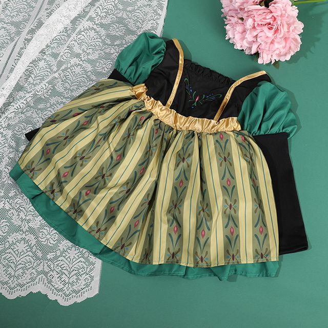 【ベビードール】アナ 戴冠式なりきるドレスワンピース 1294K / キッズ トップス スカート ドレス ワンピース なりきれる 仮装 コスプレ お姫様 豪華 パーティ 衣装 姉妹コーデ リンクコーデ