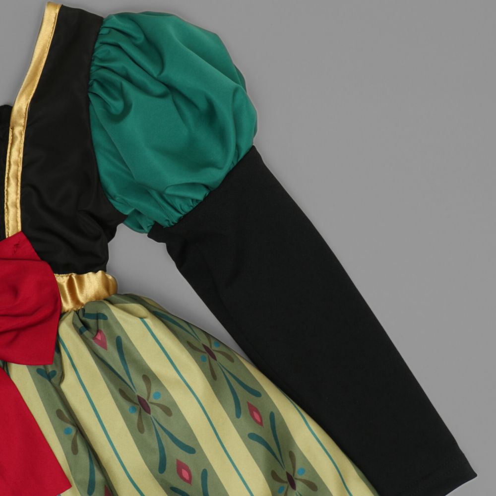 【ベビードール】アナ 戴冠式なりきるドレスワンピース 1294K / キッズ トップス スカート ドレス ワンピース なりきれる 仮装 コスプレ お姫様 豪華 パーティ 衣装 姉妹コーデ リンクコーデ