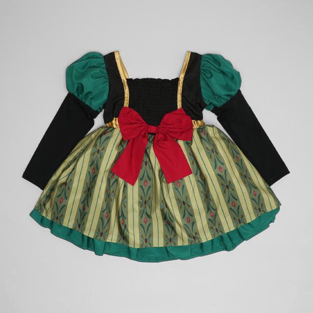 【ベビードール】アナ 戴冠式なりきるドレスワンピース 1294K / キッズ トップス スカート ドレス ワンピース なりきれる 仮装 コスプレ お姫様 豪華 パーティ 衣装 姉妹コーデ リンクコーデ