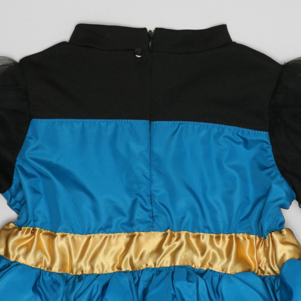 【ベビードール】エルサ 戴冠式なりきるドレスワンピース 1295K / キッズ トップス スカート ドレス ワンピース なりきれる 仮装 コスプレ お姫様 豪華 パーティ 衣装 姉妹コーデ リンクコーデ マント付き