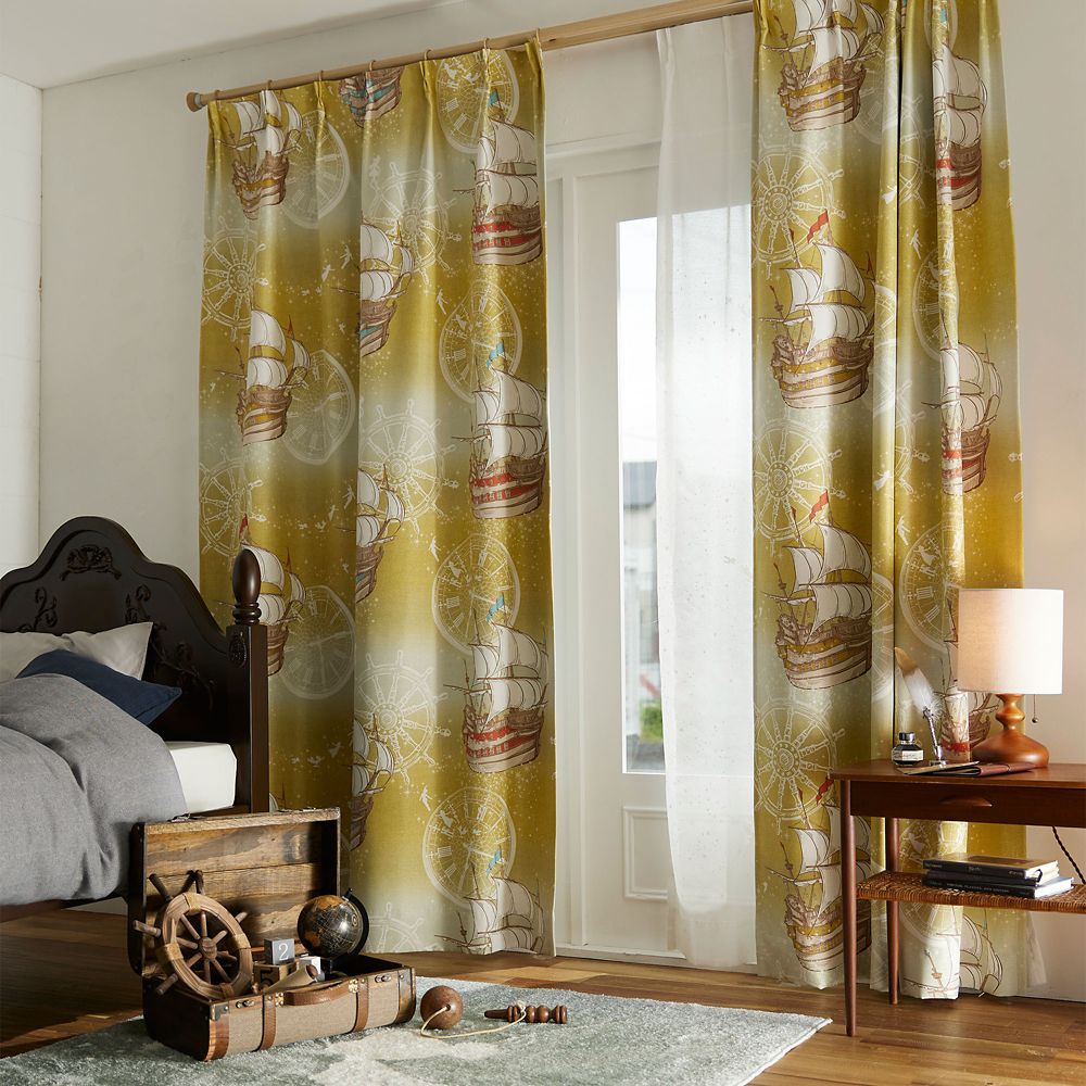 ピーターパン ドレープカーテン フライインザスカイ