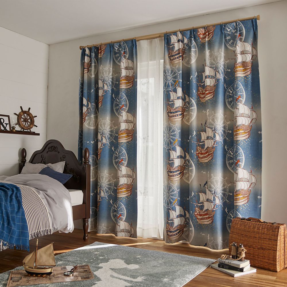 ピーターパン ドレープカーテン フライインザスカイ