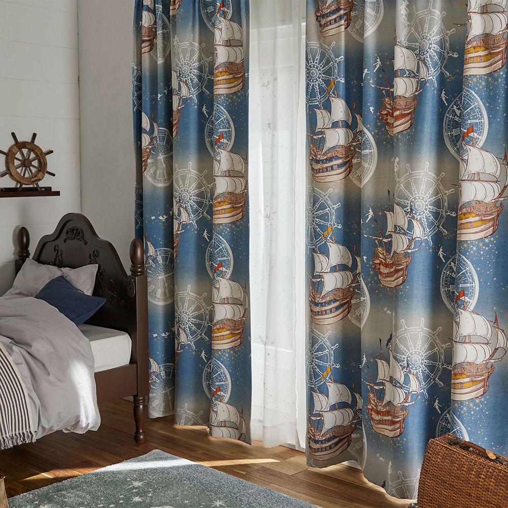 ピーターパン ドレープカーテン フライインザスカイ