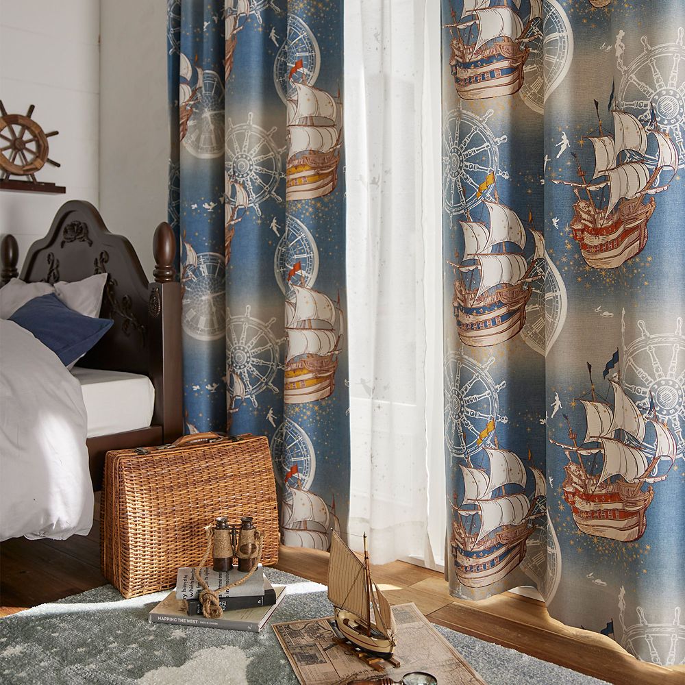 ピーターパン ドレープカーテン フライインザスカイ