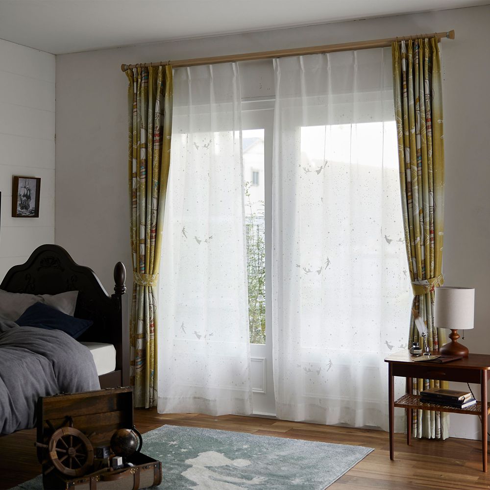 ピーターパン レースカーテン フライインザスカイボイル