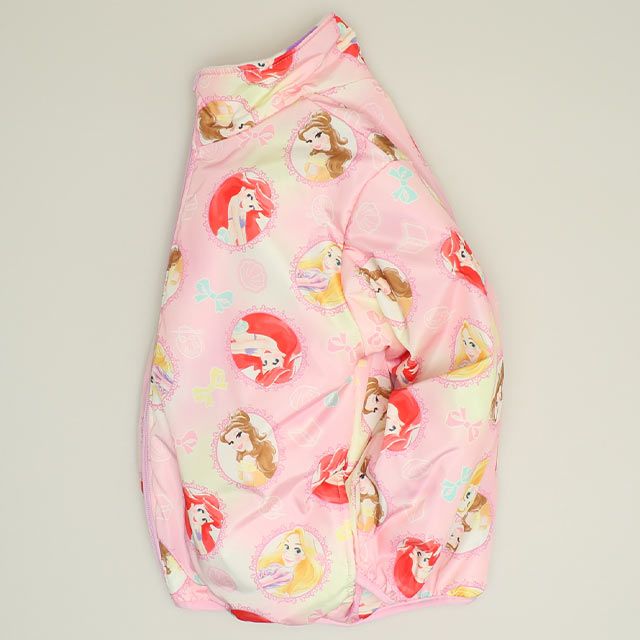 【ベビードール】プリンセス / リバーシブルアウター 1307K / ラプンツェル アリエル ベル / キッズ トップス 長袖 アウター 上着 羽織り ジャケット ブルゾン 中綿 フリース 2Way ガーリー ガールズコーデ ハート ピンク